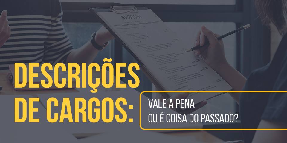 descrições de cargos